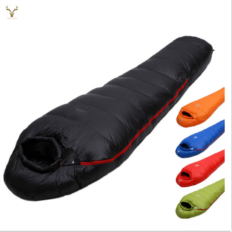 Ultralight Winter Autumn Camping Tents Sleeping Bag Waterproof Warm Nylon White Duck Down Sleeping Bag
